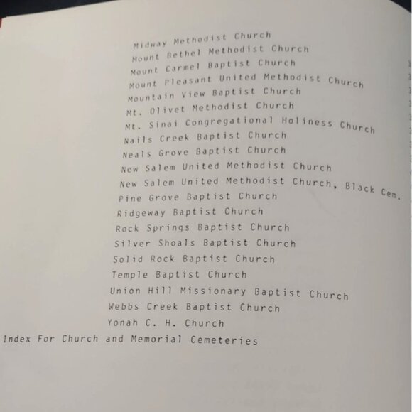 Cemeteries And Deaths In Banks County Georgia Richard Chambers Hardcover Book - Picture 9 of 10